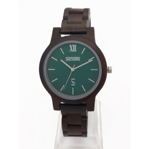 Ebony wood watch