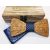 Patterned maple bow tie set