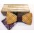  Patterned maple bow tie set