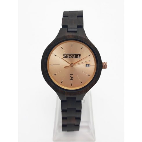 Women ebony wood watch