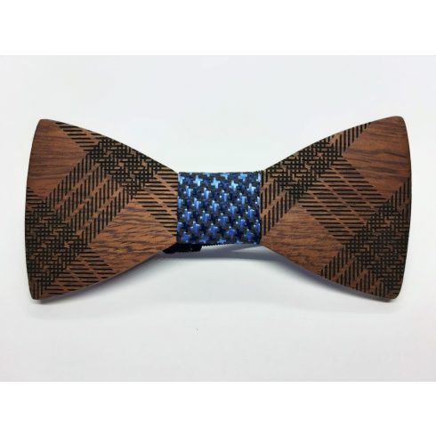  Patterned rosewood bow tie set