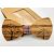 Tree patterned zebra wood bow tie